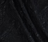 Jacquard cloquÉ geomÉtrico negro